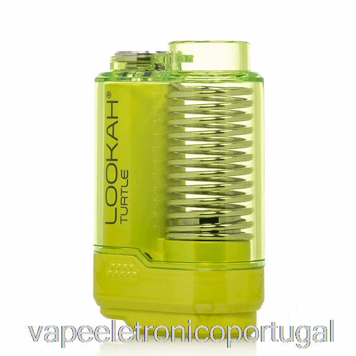 Vape Eletrônico Lookah Tartaruga 510 Bateria Neon Verde